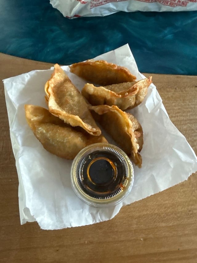 Fried Gyoza.