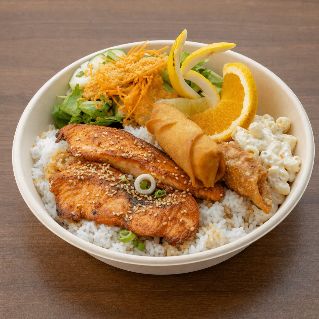 Sweet Sesame Salmon Plate.