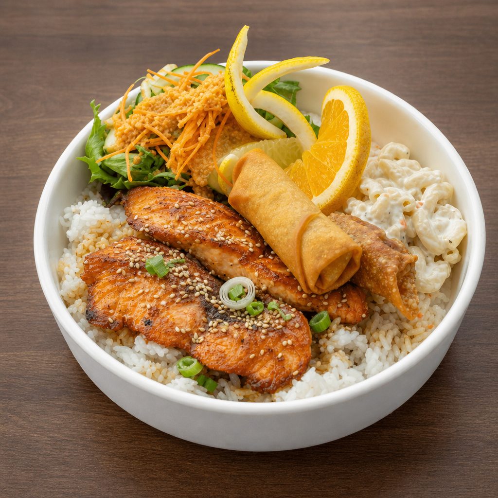 Sweet Sesame Salmon Plate.