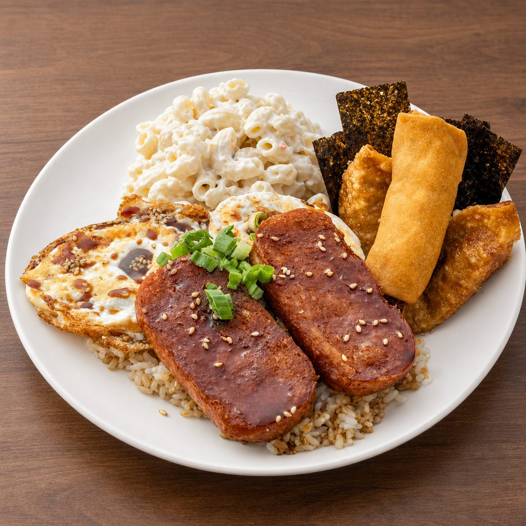 Spam & Eggs Plate.