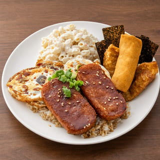 Spam & Eggs Plate