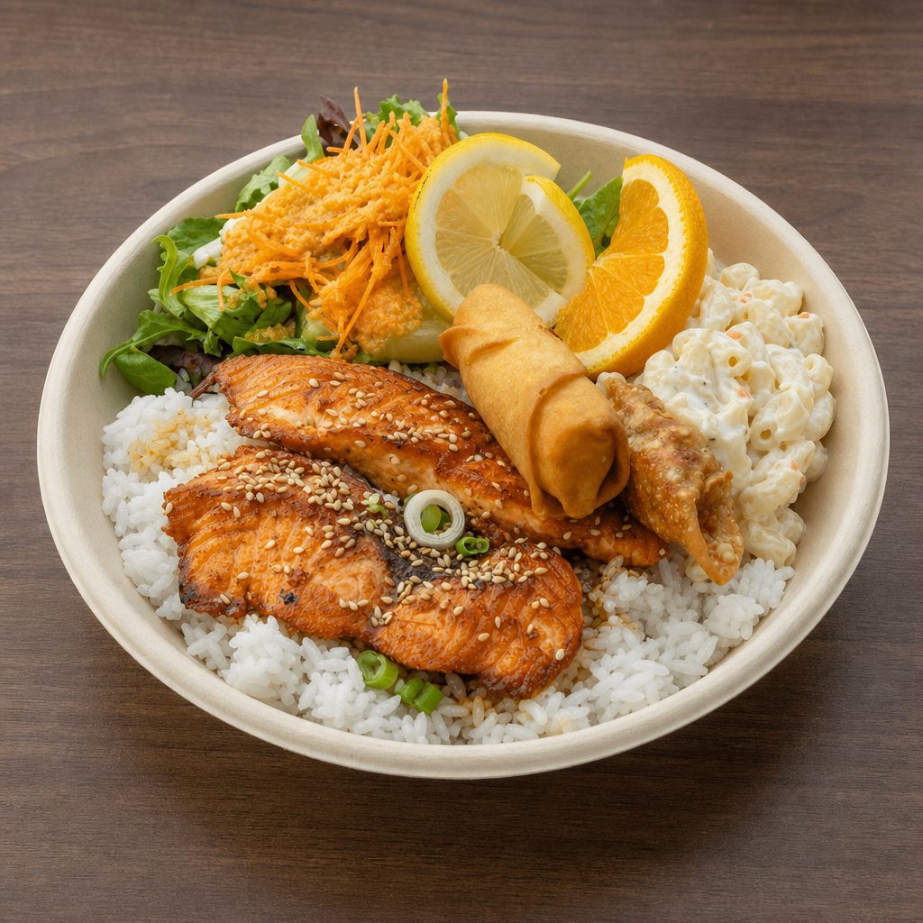 Sweet Sesame Salmon Plate.