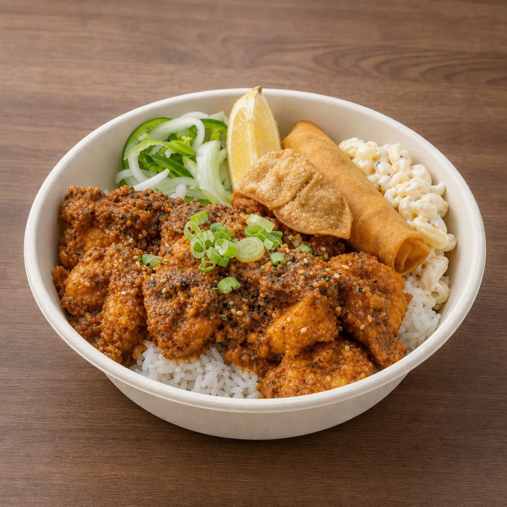 Garlic Shrimp Bowl.