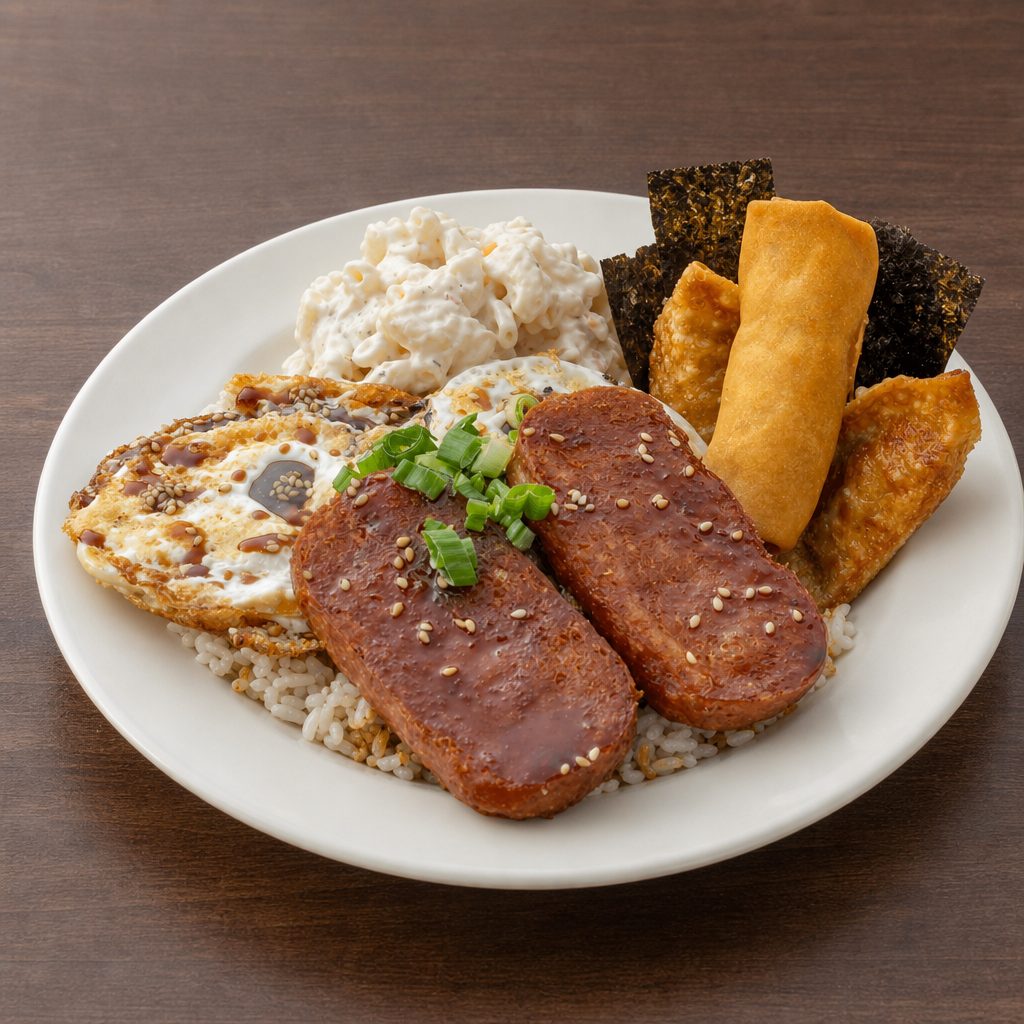Spam & Eggs Plate.