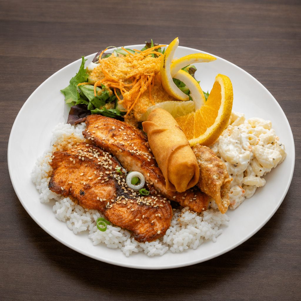 Sweet Sesame Salmon Plate.