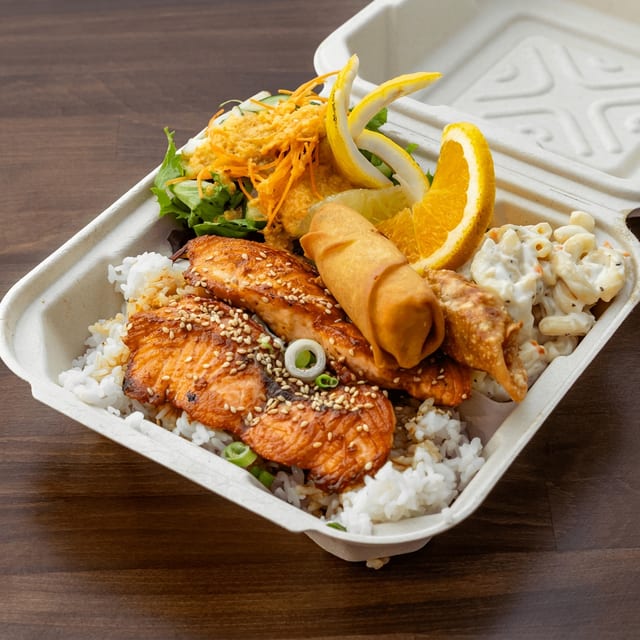 Sweet Sesame Salmon Plate.