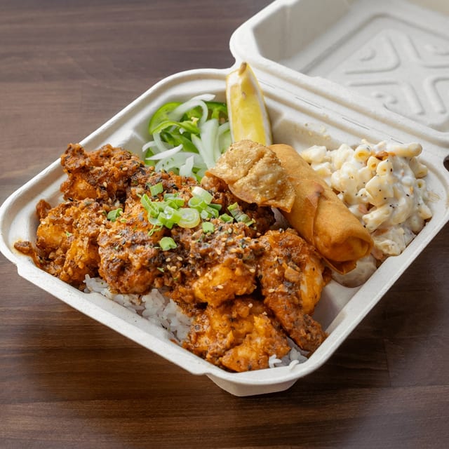 Garlic Shrimp Bowl.